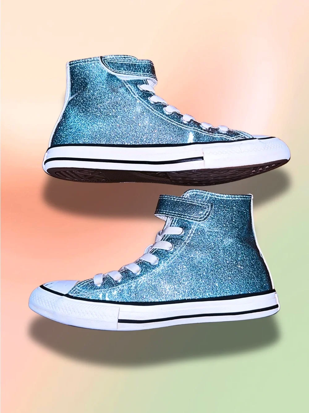 Converse Chuck Taylor All Star Easy-On Shimmer Youth Shoes Size 3